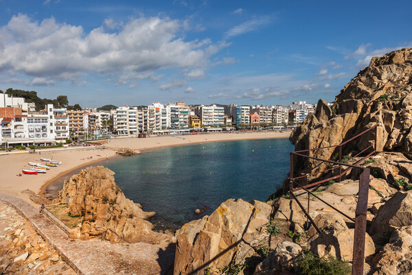 Blanes Town in Spain Picture Board by Artur Bogacki