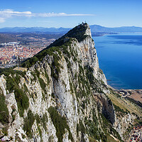 Buy canvas prints of Rock of Gibraltar at Mediterranean Sea by Artur Bogacki