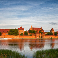 Buy canvas prints of Malbork Castle In Poland by Artur Bogacki