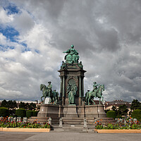 Buy canvas prints of Maria Theresa Monument in Vienna by Artur Bogacki