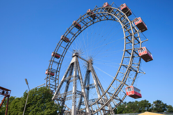 Giant Ferris Wheel in Vienna Picture Board by Artur Bogacki