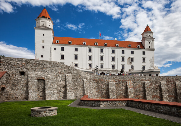 Bratislava Castle in Slovakia Picture Board by Artur Bogacki