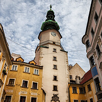 Buy canvas prints of Michael Gate and Tower in Bratislava by Artur Bogacki