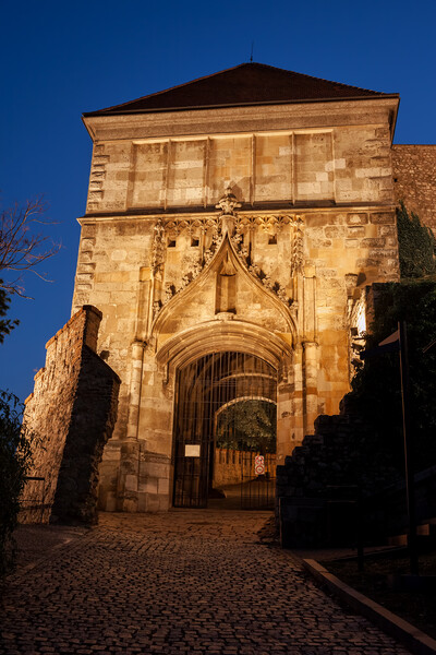Sigismund Gate to Bratislava Castle at Night Picture Board by Artur Bogacki