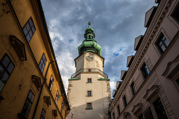 Michael Tower in Old Town of Bratislava Picture Board by Artur Bogacki