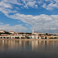 Buy canvas prints of Budapest City Buda Skyline River View by Artur Bogacki