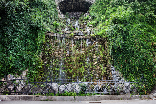 Gellert Hill Waterfall in Budapest Picture Board by Artur Bogacki