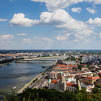 Buy canvas prints of Budapest City From Gellert Hill by Artur Bogacki