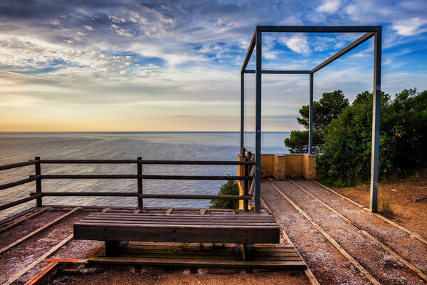 Sunrise On The Sea From Viewpoint Terrace Picture Board by Artur Bogacki