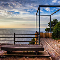 Buy canvas prints of Sunrise On The Sea From Viewpoint Terrace by Artur Bogacki