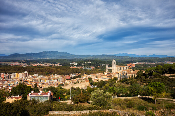 Girona City and Province Landscape in Catalonia Picture Board by Artur Bogacki