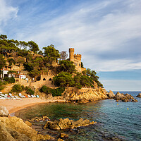 Buy canvas prints of Scenic Coast of Lloret de Mar in Spain by Artur Bogacki