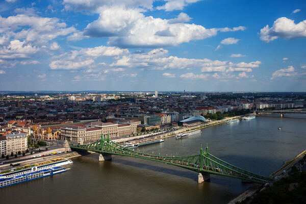 City of Budapest in Hungary Picture Board by Artur Bogacki