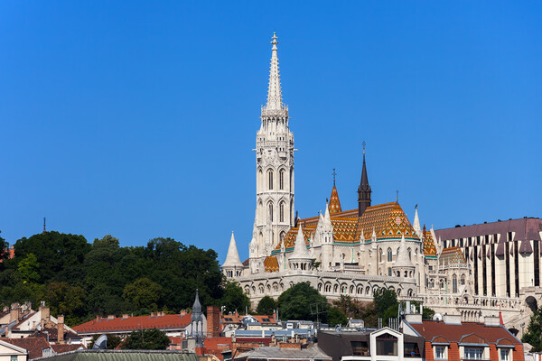 Matthias Church and Fisherman Bastion in Budapest Picture Board by Artur Bogacki
