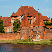 Buy canvas prints of The Malbork Castle in Poland by Artur Bogacki