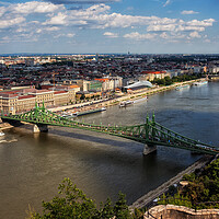 Buy canvas prints of Budapest City At Danube River by Artur Bogacki