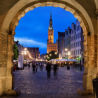 Buy canvas prints of Nighfall in Old Town of Gdansk by Artur Bogacki