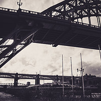 Buy canvas prints of Tyne Bridge - Newcastle by David Graham
