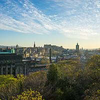 Buy canvas prints of Edinburgh city from Carlton Hill by David Graham