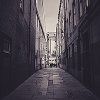 Buy canvas prints of Back lane in newcastle by David Graham