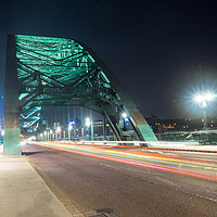 Buy canvas prints of Tyne Bridge at night by David Graham