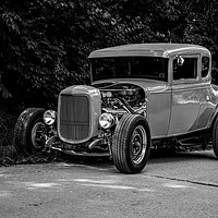Buy canvas prints of Antique American Car by Sarah Ball