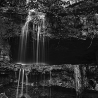 Buy canvas prints of Linn Cave Falls by Jason Tait