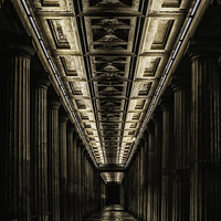 Buy canvas prints of  Museum Walk by Jason Tait
