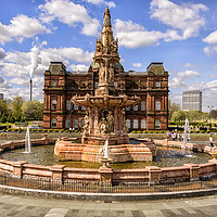 Buy canvas prints of Doulton Fountain by Jason Tait