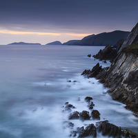 Buy canvas prints of  Coumeenole Twilight by Graham Daly
