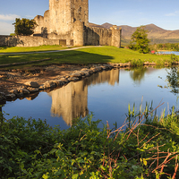 Buy canvas prints of  Ross Castle 1 by Graham Daly