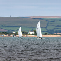 Buy canvas prints of Appledore Regatta - North Devon Yacht Club racing by Daryl Peter Hutchinson