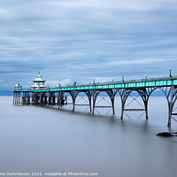 Buy canvas prints of The splendid Victorian Pier at Clevedon by Daryl Peter Hutchinson