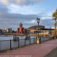Buy canvas prints of Cardiff Bay view by Daryl Peter Hutchinson