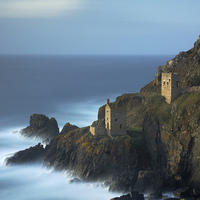 Buy canvas prints of The Crowns Engine House, Botallack by Daryl Peter Hutchinson