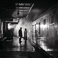 Buy canvas prints of The late train.... by Daryl Peter Hutchinson