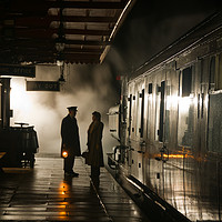 Buy canvas prints of Off the last train by Daryl Peter Hutchinson