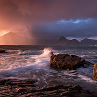 Buy canvas prints of Incoming! Elgol Isle of Skye by Daryl Peter Hutchinson