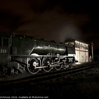 Buy canvas prints of Waiting to cross the border with steam locomotive  by Daryl Peter Hutchinson