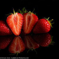 Buy canvas prints of Delicious strawberries by Daryl Peter Hutchinson
