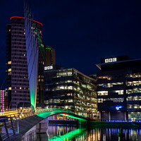Buy canvas prints of A Media City by Daryl Peter Hutchinson