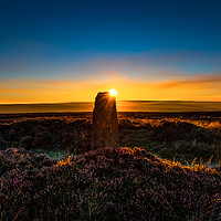 Buy canvas prints of Moorland Standing Stone by Neil Cameron