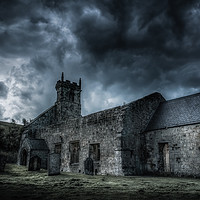 Buy canvas prints of Deserted Church of Wharram Percy by Neil Cameron
