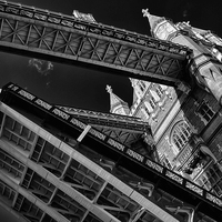 Buy canvas prints of  Tower Bridge by David Portwain