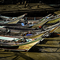 Buy canvas prints of Fishing Boats by David Portwain