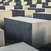 Buy canvas prints of Holocaust Memorial, Berlin by David Portwain
