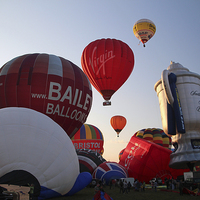 Buy canvas prints of  Bristol International Balloon Fiesta 2014 by Graham Bloomfield