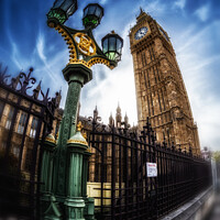 Buy canvas prints of Houses of parliament & Elizabeth Tower, London, UK by Peter Schneiter