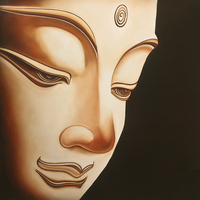 Buy canvas prints of The Peaceful Buddha  by Julian Bound
