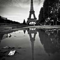 Buy canvas prints of  Eiffel Tower, Paris by Julian Bound